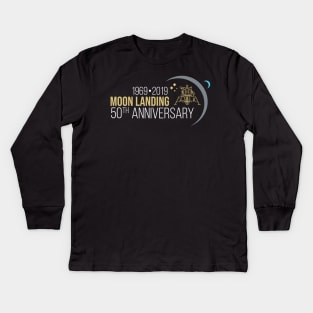 Apollo 11 50th Anniversary NASA Moon Landing Kids Long Sleeve T-Shirt